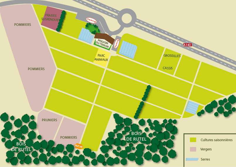 Plan Ferme de Rutel